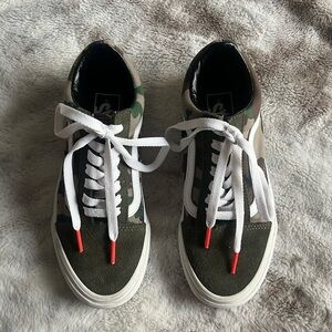 Camouflage Vans
